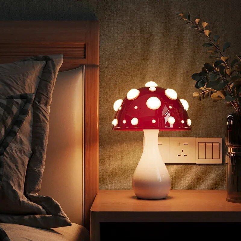 Huba Stolná Lampa – Jemné Osvetlenie A Originálny Štýl 