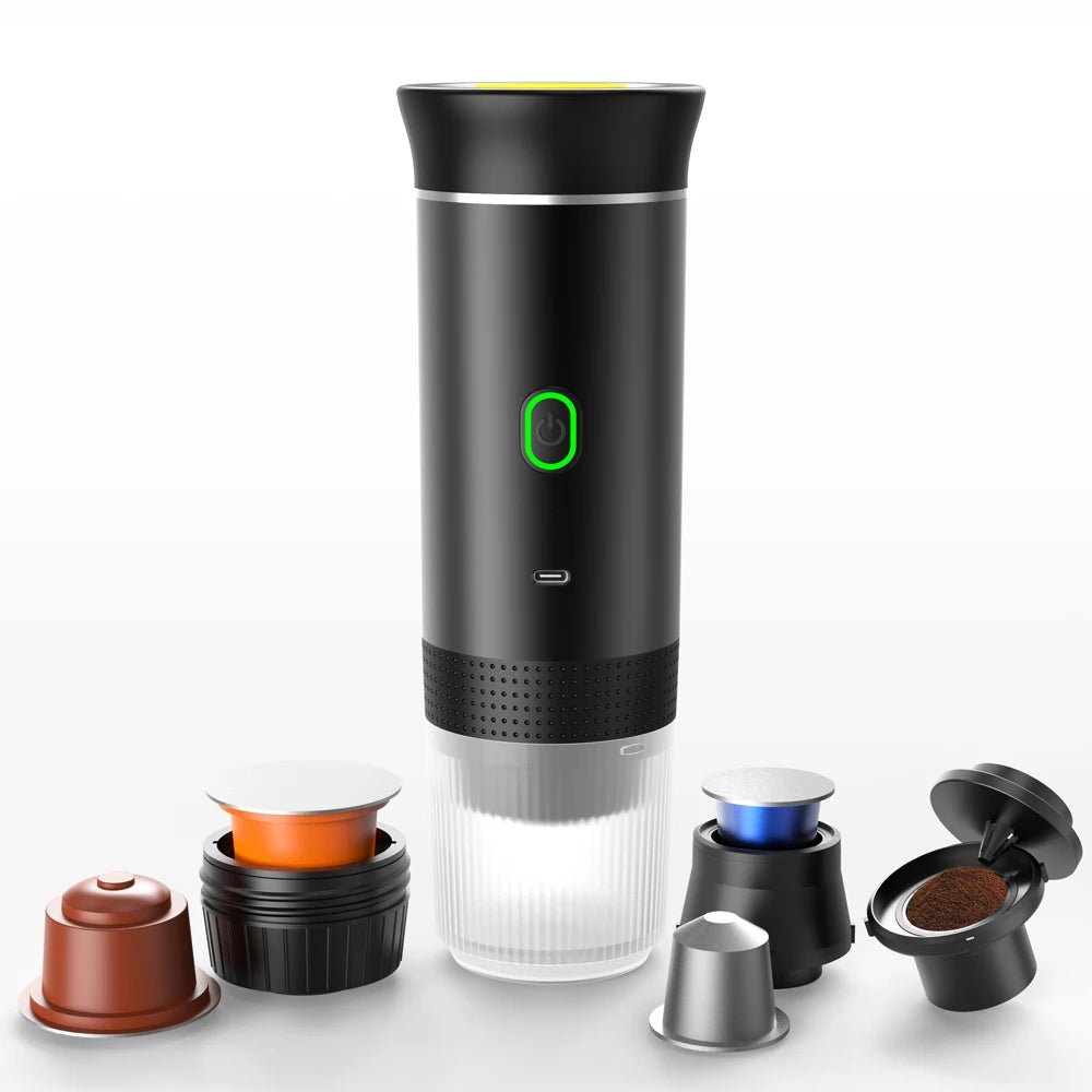 Portable 3-in-1 Coffee Machine – Ideal For Office, Home And Outdoors 