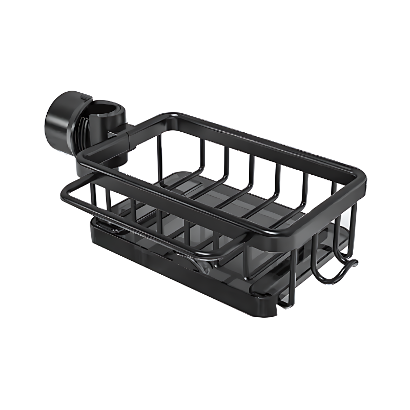 Porte-Éponges Compact Pour Robinet – Rangement Astucieux et Gain de Place