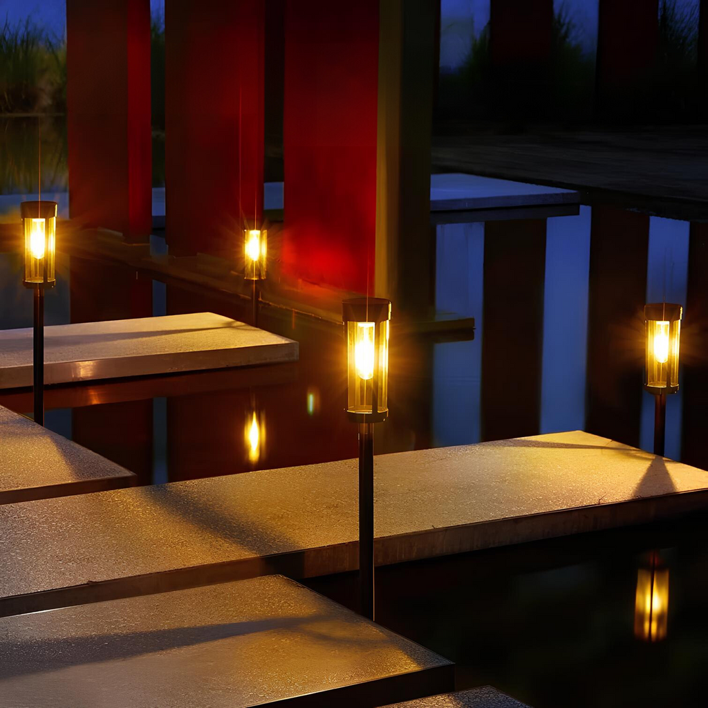 Torche Solaire De Jardin – Lumière Chaleureuse Et Écologique