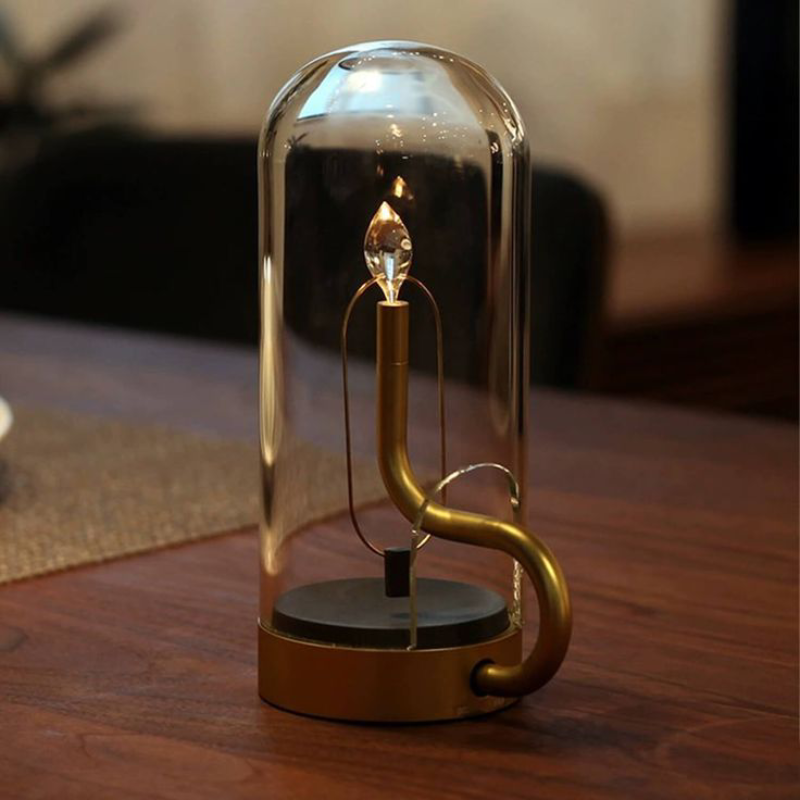 Bordlampe — Varm belysning flammeeffekt 