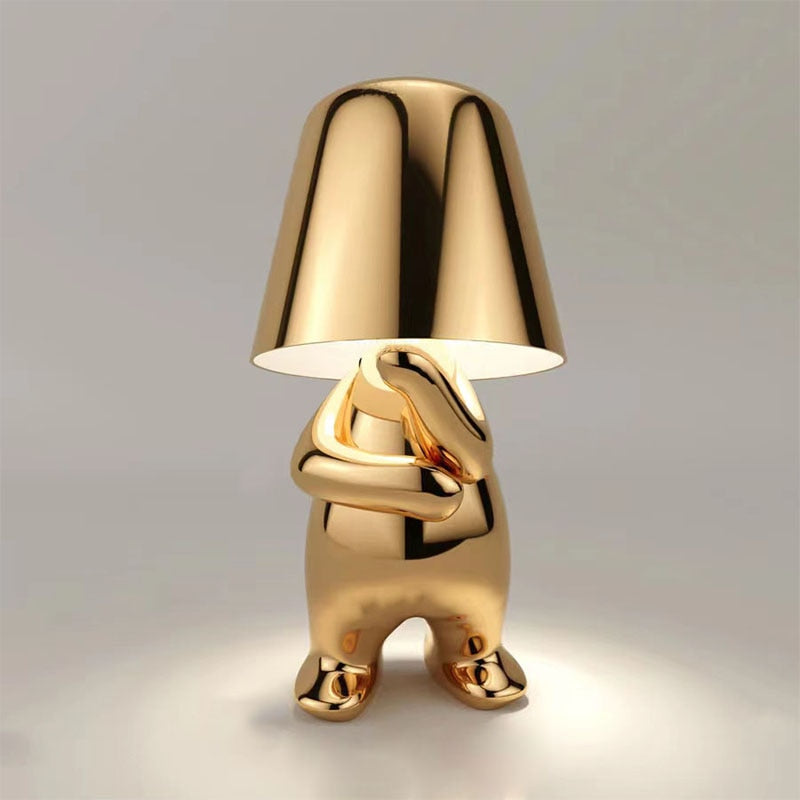 Moderní Stolní Lampa – Minimalistická Elegance A Jemné Světlo 