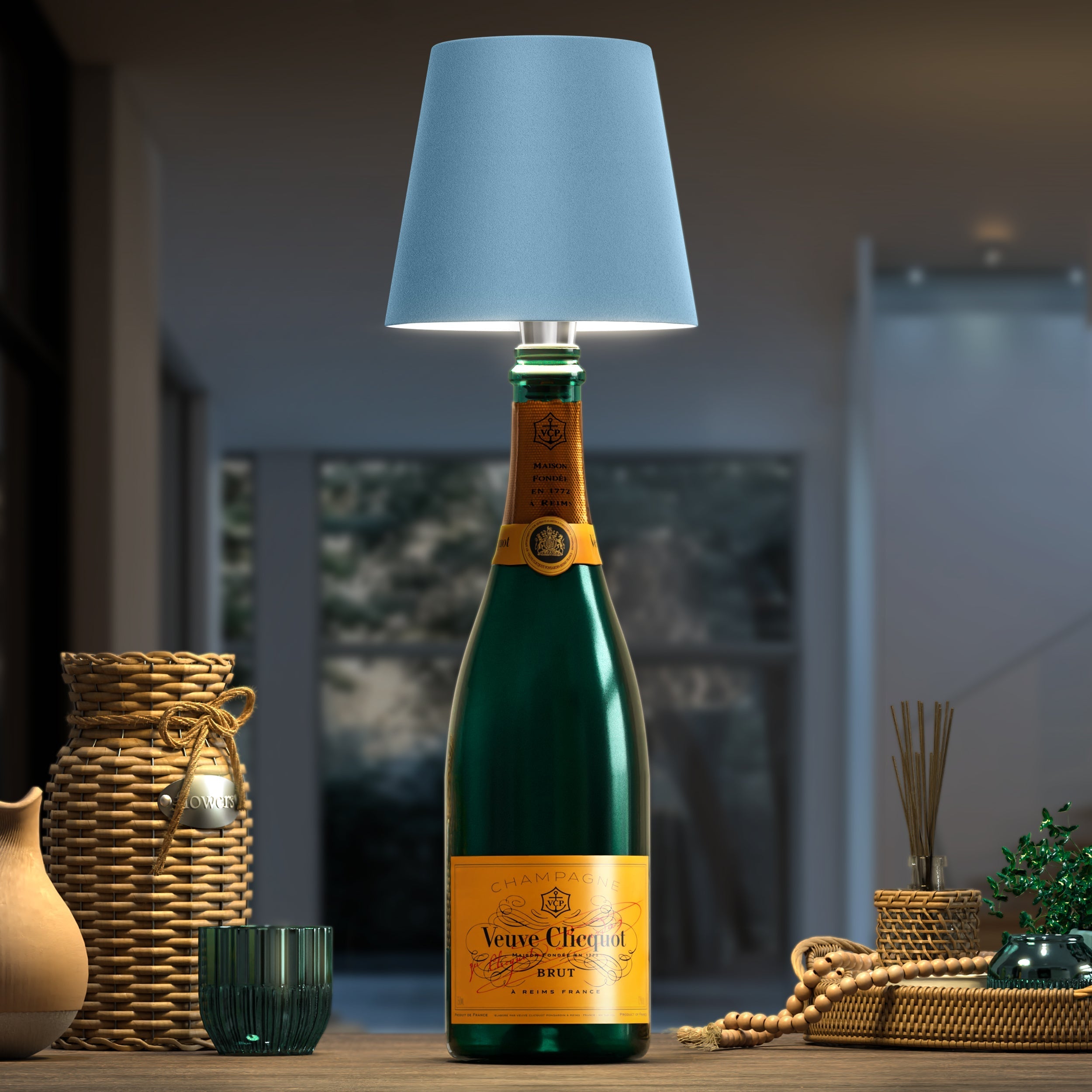 Lámpara LED recargable – Transforme sus botellas en luminarias 