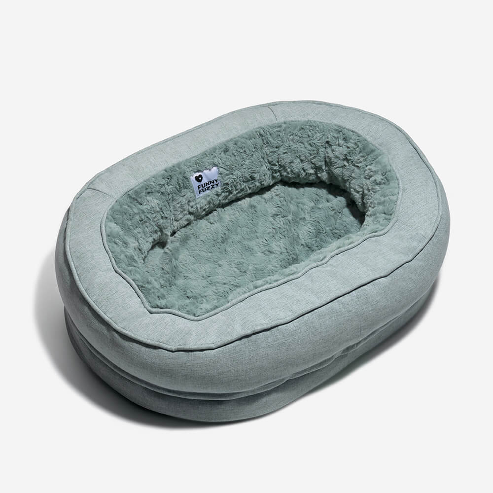 Posteľ vo forme donutu pre psa – pohodlie a jemnosť 