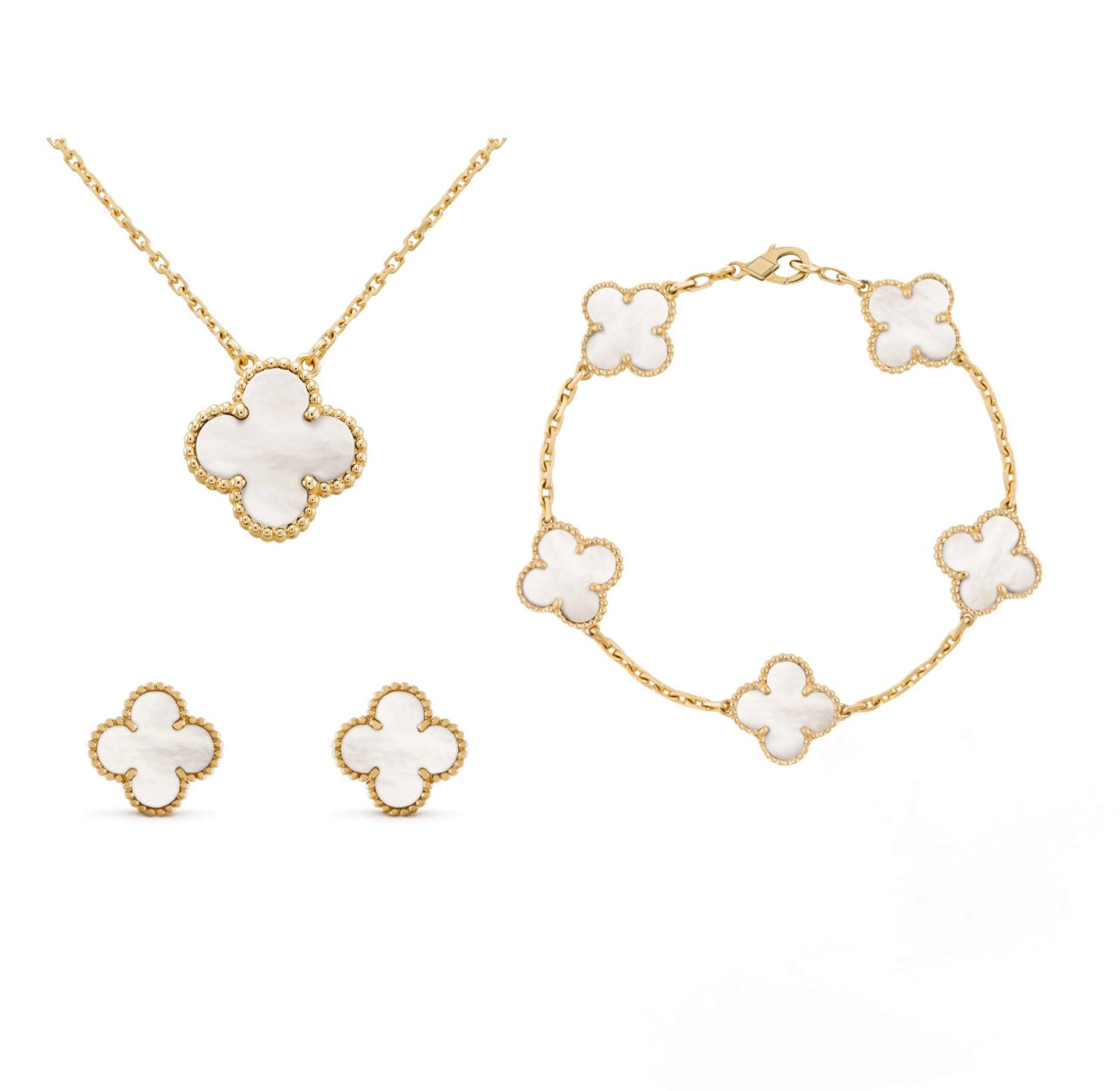 Set di Gioielli – Eleganza Dorata in Acciaio Inossidabile 