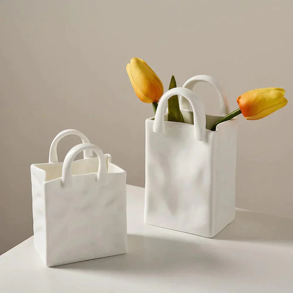 Vase Déco Sac À Main – Touche Chic Et Originale