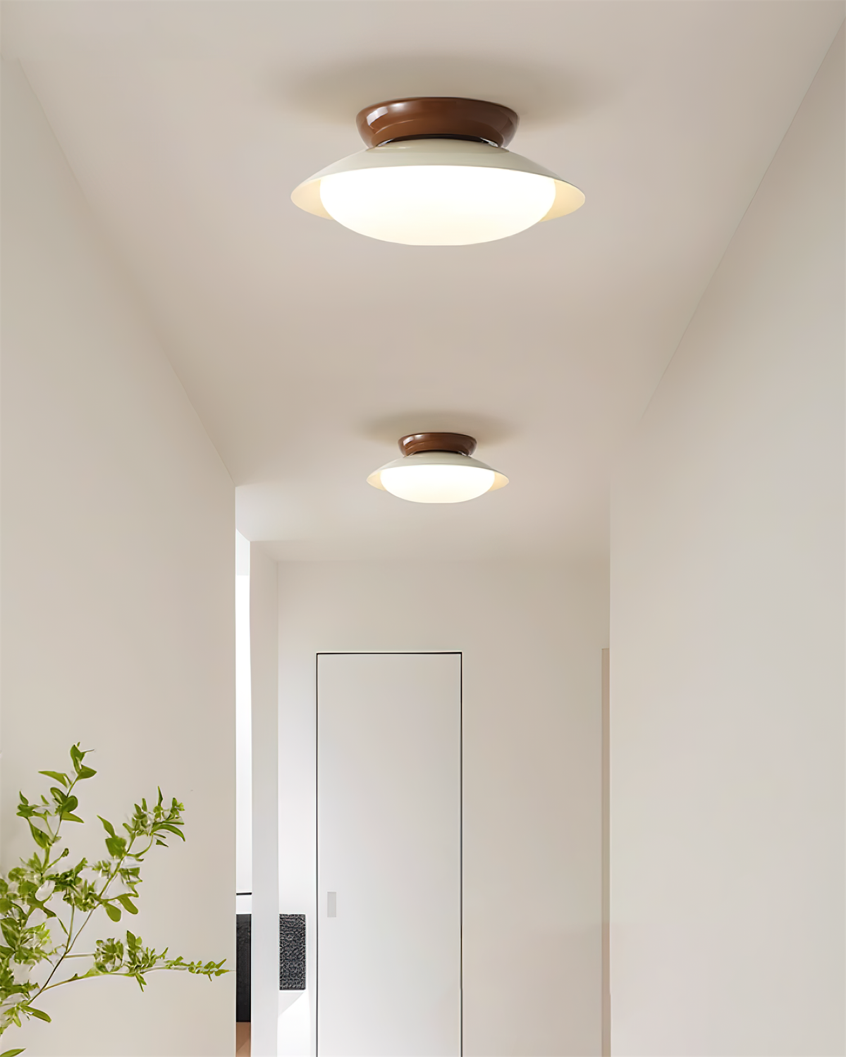 مصباح السقف الدائري LED - توهج طبيعي وأناقة متحفظة
