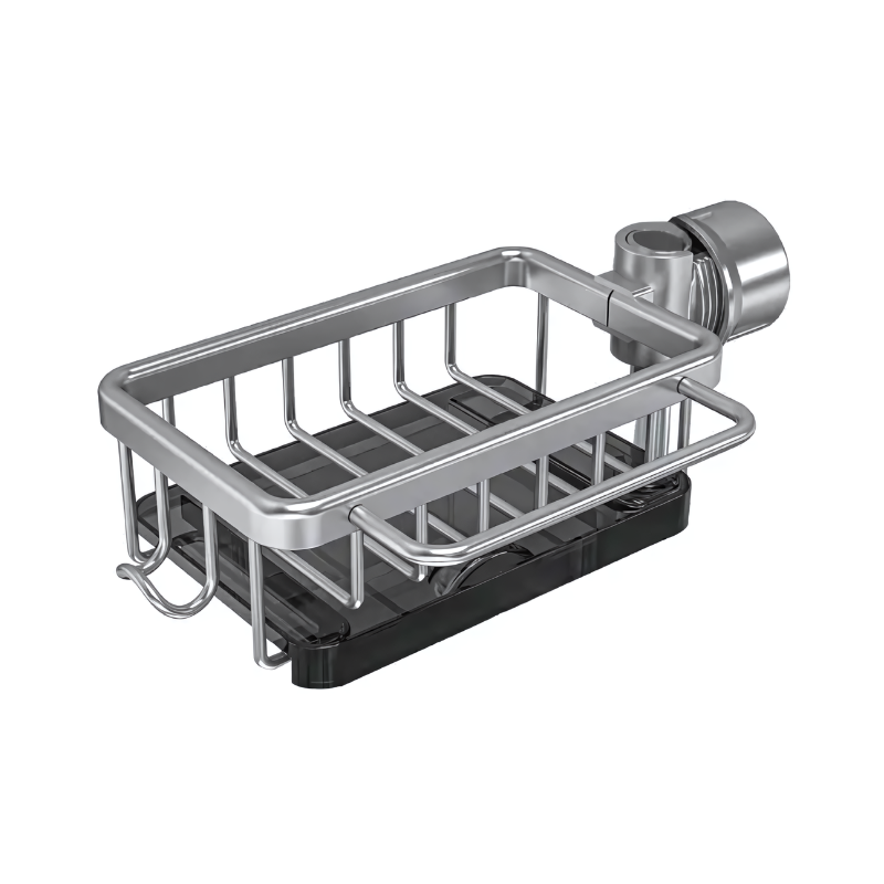 Porte-Éponges Compact Pour Robinet – Rangement Astucieux et Gain de Place