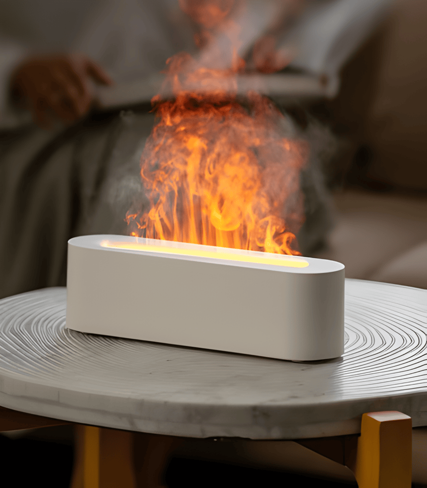 USB-Aromazerstäuber mit mehrfarbiger LED-Beleuchtung - Entspannende Atmosphäre & leichter Nebel