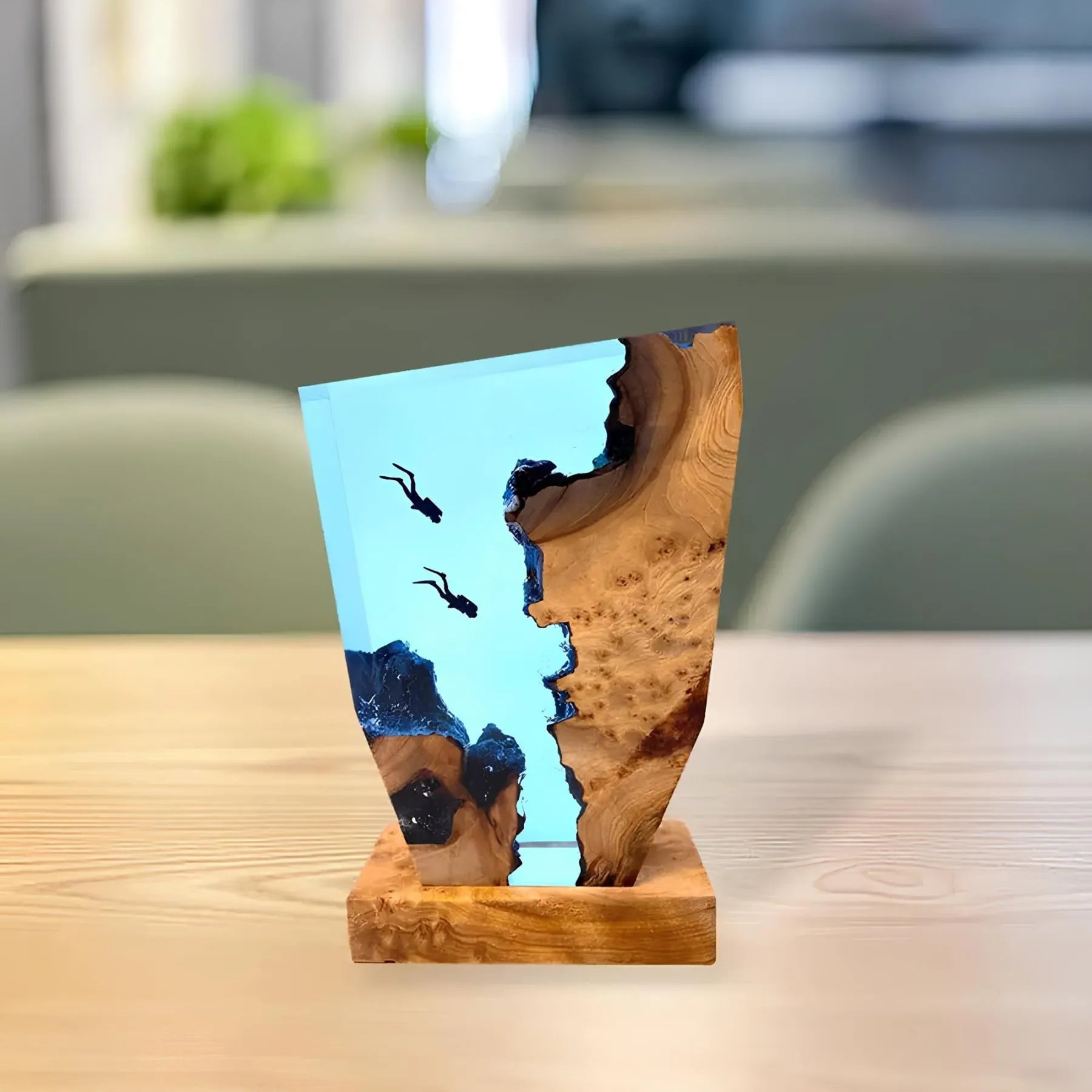 Oceanic Table Lamp – Soothing Light Decoration 