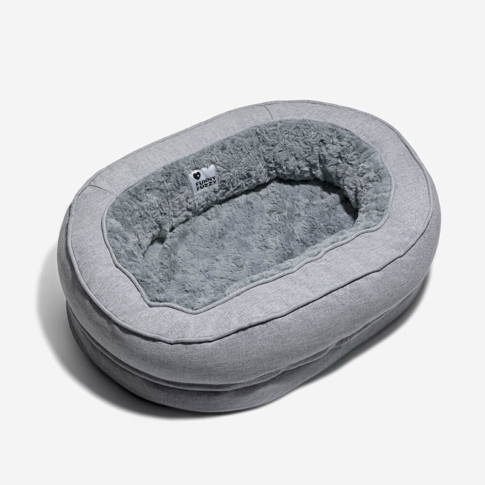 Posteľ vo forme donutu pre psa – pohodlie a jemnosť 