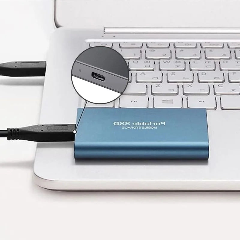 Disque SSD Externe Haute Vitesse – Transferts Fluides Et Compacts
