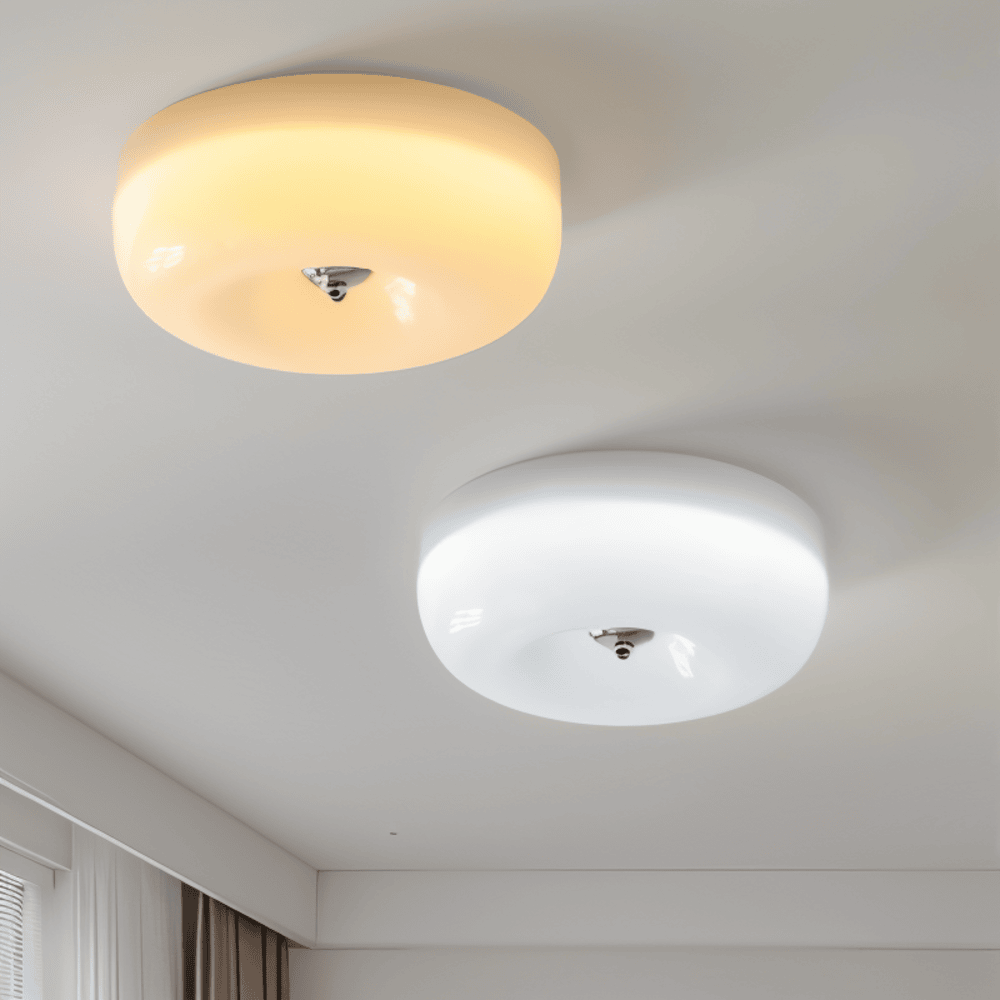 Plafón escandinavo de cristal - Decoración moderna y fácil instalación