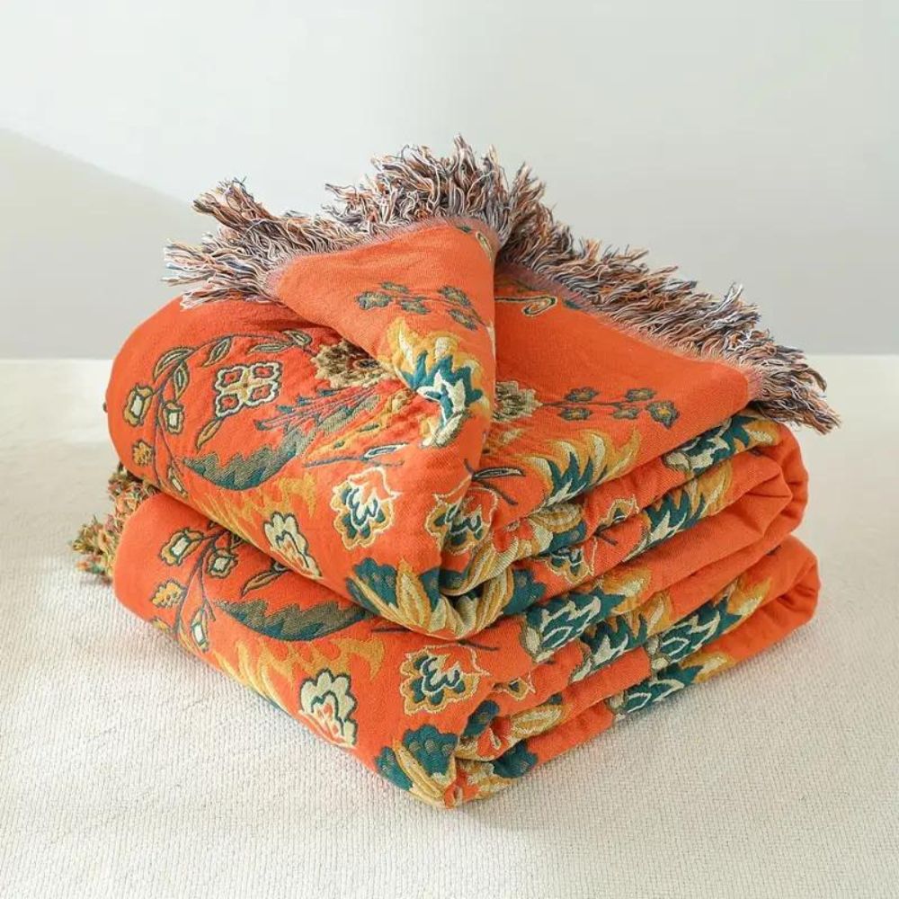 Plaid Reversibile Marigold 