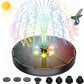 Multicolored LED Solar Fountain