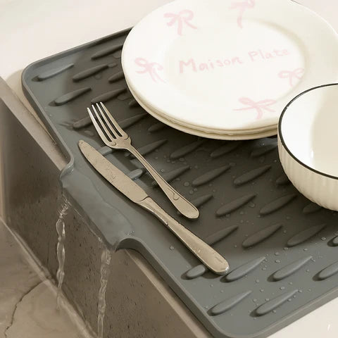 Tapis De Séchage En Silicone – Antidérapant Et Facile À Nettoyer